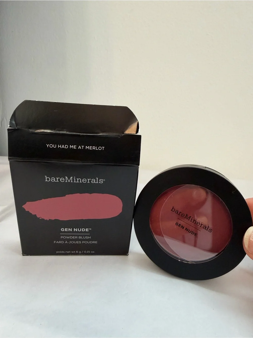 bareMinerals Gen Nude Powder Blush — Merlot Deep Rose - Picture 2 of 5